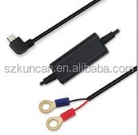 2464 22AWG USB 변환 케이블 3.5m 2.5mm 차량용 GPS 5V ~ 12V 스텝 업