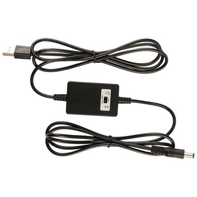 2A 출력 전류 1.5m USB A 남성으로 DC5521 변환기 12V DC로 5V / 9V / 12V 스텝 업 케이블