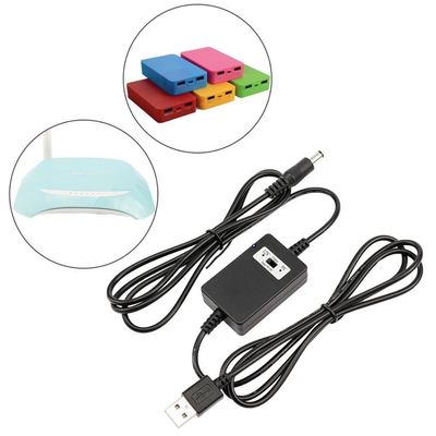 2A 출력 전류 1.5m USB A 남성으로 DC5521 변환기 12V DC로 5V / 9V / 12V 스텝 업 케이블