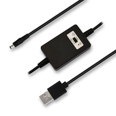 2A 출력 전류 1.5m USB A 남성으로 DC5521 변환기 12V DC로 5V / 9V / 12V 스텝 업 케이블