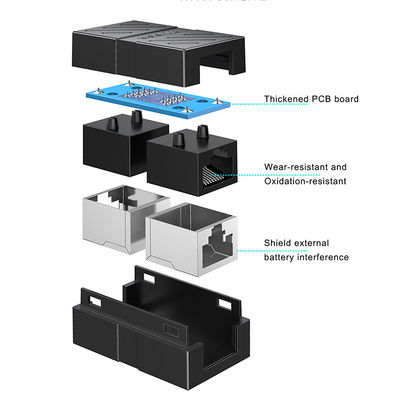 이더넷 소켓 Rj45에서 Rj45 커넥터 8P8C UTP/FTP/SFTP 보호