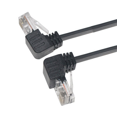 카트5e/카트6/카트7/카트8 고속 LAN 케이블 RJ45 90도 패치 케이블 1-10m