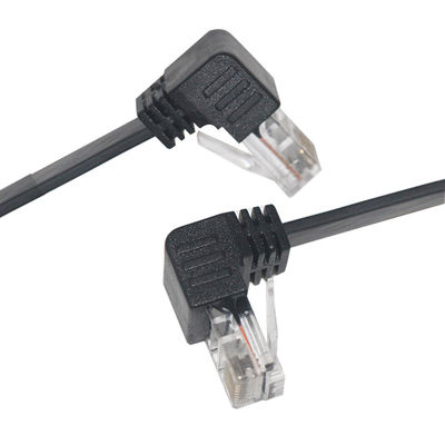 카트5e/카트6/카트7/카트8 고속 LAN 케이블 RJ45 90도 패치 케이블 1-10m