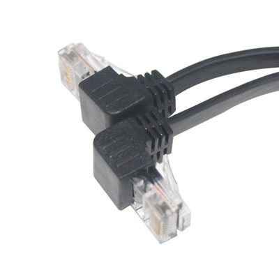 카트5e/카트6/카트7/카트8 고속 LAN 케이블 RJ45 90도 패치 케이블 1-10m
