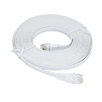 메탈 쉴드 Lszh 이더넷 네트워크 케이블 1m Cat6 평면 패치 코드