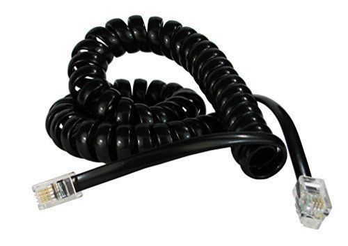 24AWG RJ11 전화 케이블 PVC 자켓 1M 1.5M 검정색 흰색