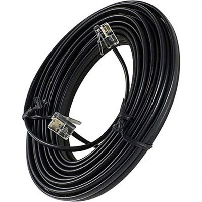 RJ14 전화 라인 케이블 16MHz 롤드 핸드셋 케이블 24-30AWG