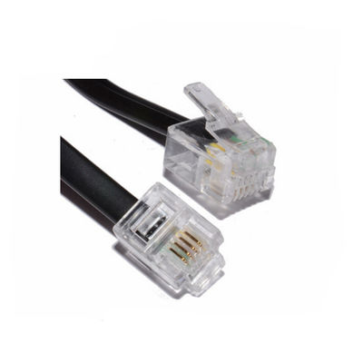 16mhz 회전형 전화 케이블 보호된 RJ9 RJ11 RJ12 롤링 전화 라인 6P6P 6P4C 4P4C 4P2C