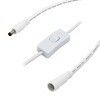 커스터마이즈된 12V DC 확장 케이블 5.5*2.5mm 스위치 120cm와 함께 남성에서 여성
