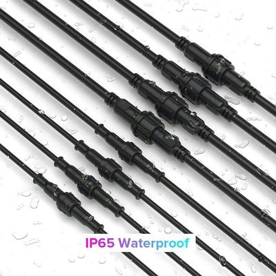 4pin 5pin 6pin 직렬 남성 플러그 스크루 M8 방수 커넥터 60cm IP65 IP66