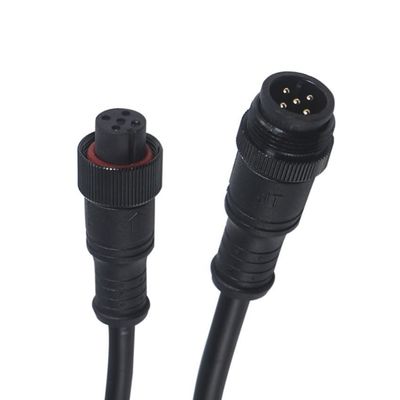 4pin 5pin 6pin 직렬 남성 플러그 스크루 M8 방수 커넥터 60cm IP65 IP66