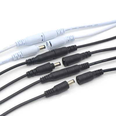 12V 24V DC 확장 케이블 5.5x2.1mm 5.5x2.5mm CCTV용 DC 전원 케이블