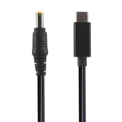 12V 9 볼트 라우터 노트북 15V 20V 충전기용 USB-C ~ DC 스텝 업 케이블 변환기