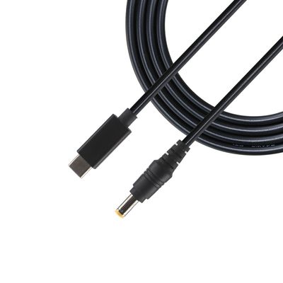 12V 9 볼트 라우터 노트북 15V 20V 충전기용 USB-C ~ DC 스텝 업 케이블 변환기