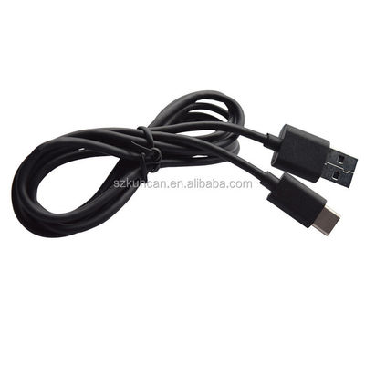 카메라와 MP3용 검은 마이크로 USB 데이터 케이블 1m 1.5m 넥타이 보호