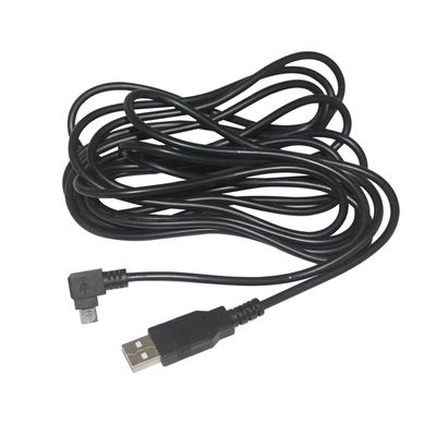카메라와 MP3용 검은 마이크로 USB 데이터 케이블 1m 1.5m 넥타이 보호