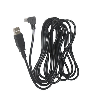 카메라와 MP3용 검은 마이크로 USB 데이터 케이블 1m 1.5m 넥타이 보호