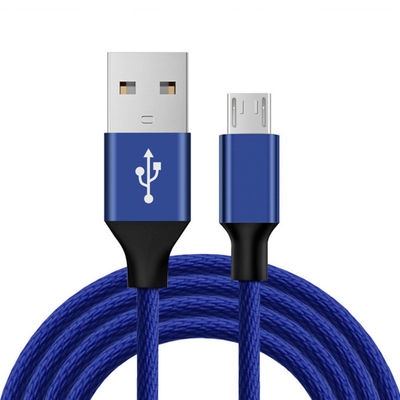 오리지널 블랙 마이크로 USB 데이터 케이블 6Ft 긴 나일론