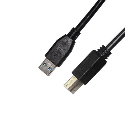 24AWG USB 프린터 케이블 USB 2.0 타입 A 남성에서 B 남성 프린터 확장 케이블