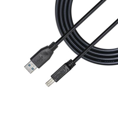 24AWG USB 프린터 케이블 USB 2.0 타입 A 남성에서 B 남성 프린터 확장 케이블