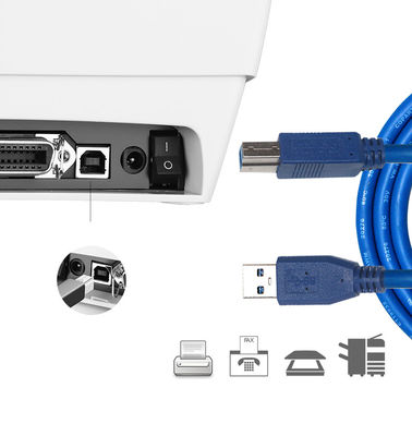 빠른 충전기 USB A 남성 USB B 남성 USB 3.0 확장 케이블 데이터 와이어