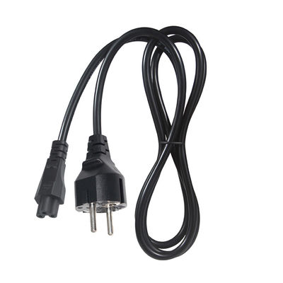 1.8M VDE CEE 77 EU ~ C5 클로버리프 전원 케이블 PC 노트북 전원 케이블