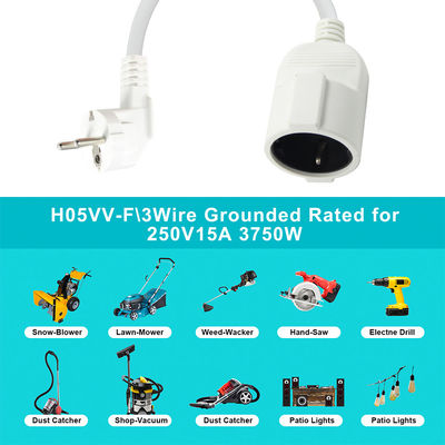 유럽 CEE 3G1.5mm2 AC 전원 케이블 연장 납 케이블 산업용