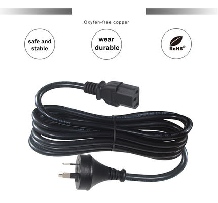 220V 여성 3X1.0MM 케이블 240V Saa 플러그 컴퓨터 전원 케이블 호주 C13