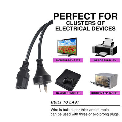 220V 여성 3X1.0MM 케이블 240V Saa 플러그 컴퓨터 전원 케이블 호주 C13