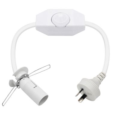 케이블 H03VVh2-F 2G*0.75mm2 소금 램프 디머 스위치와 호주 플러그와 E14 전원 케이블