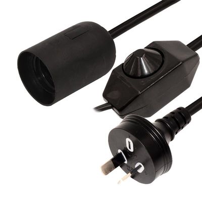 케이블 H03VVh2-F 2G*0.75mm2 소금 램프 디머 스위치와 호주 플러그와 E14 전원 케이블