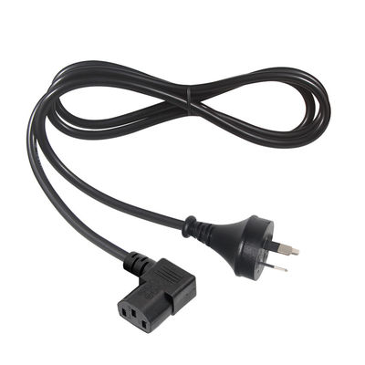 90도 오른쪽 각 C13에서 SAA 3Pin 전원 케이블 H05VV-F 3G*0.75mm2 PC 모니터 1.2M