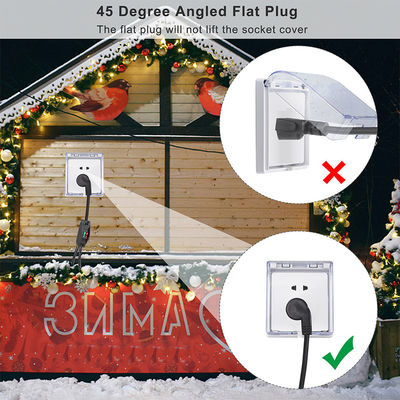 선택적 125V 15A NEMA 5-15 515에 플러그 두 개의 소재 US 3Pin ON OFF 스위치 전원 확장 케이블 Y 스플리터