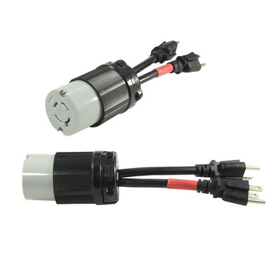 NEMA 5-15P to L14-20C 1피트 14/3 연장 코드, ROHS, USA, CE