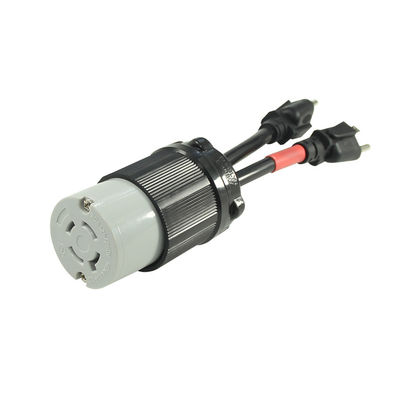 NEMA 5-15P to L14-20C 1피트 14/3 연장 코드, ROHS, USA, CE