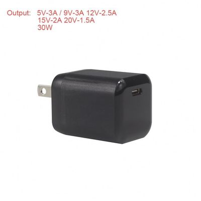 싱글 포트 유니버설 노트북 GaN PD 충전기 30W 20W 20V 초고속