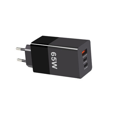 USB-C PD3.0 블라인드 삽입 65w Gan 충전기 벽 충전기 어댑터