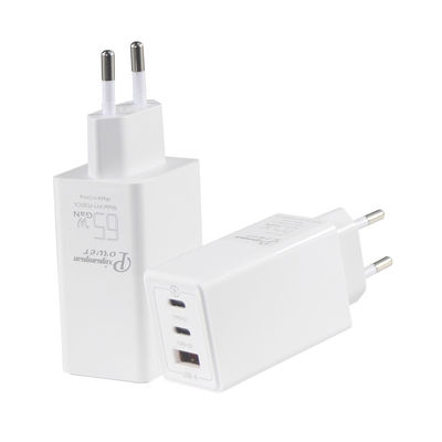 USB-C PD3.0 블라인드 삽입 65w Gan 충전기 벽 충전기 어댑터