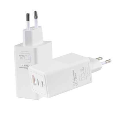 USB-C PD3.0 블라인드 삽입 65w Gan 충전기 벽 충전기 어댑터