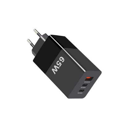 USB-C PD3.0 블라인드 삽입 65w Gan 충전기 벽 충전기 어댑터