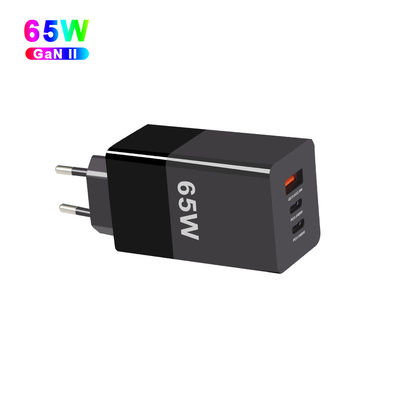 전화 Pd 빠른 여행 C형 USB C 65W Gan 충전기 과류 보호