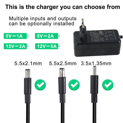 12V 유니버설 전원 어댑터 1A 5A 3A 벽 플러그