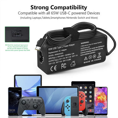 24V 5A 휴대용 100w 데스크톱 충전기 USB 타입 C 노트북 충전기