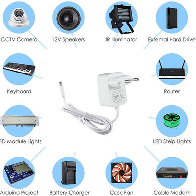 유럽 벽에 장착 된 스위치 전원 어댑터 5V 1A 2A 3A Eu 플러그 Ac Dc