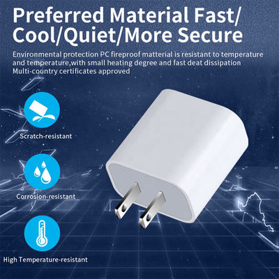 QC 듀얼 포트 20W 비디오 게임 플레이어용 USB C 충전기 빠른 충전