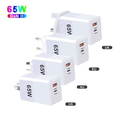 EU US UK AU GaN 140w 120w 65W 45w 노트북 USB C 충전기 QC2.0 기능
