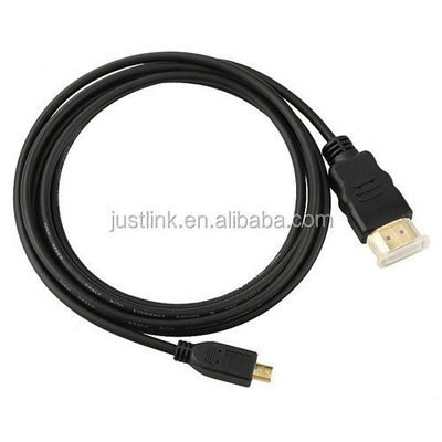 하이 스피드 5FT 1.5M V1.4 남성에서 남성 HDMI에서 마이크로 HDMI 케이블 HDTV PS3 XBOX 3D LCD