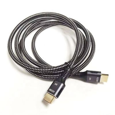 하이 스피드 4K 8K UHD 넥타이 나일론 2.1 HDMI 케이블