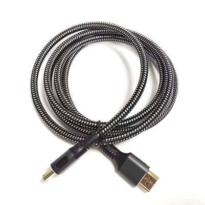 하이 스피드 4K 8K UHD 넥타이 나일론 2.1 HDMI 케이블