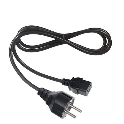 30A 240V 케이블 1.5mm Shuko VDE 증폭기 코드 IECC19 여성 커넥터 Pdu Ac 전원 플러그